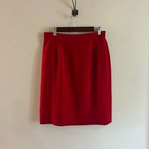 VINTAGE Red Women's Skirt